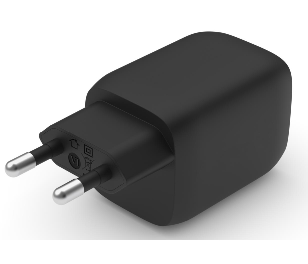 BELKIN Ładowarka podwójna ścienna 65W USB-C GAN z PPS czarna WCH013vfBK - 1121655 - zdjęcie 4